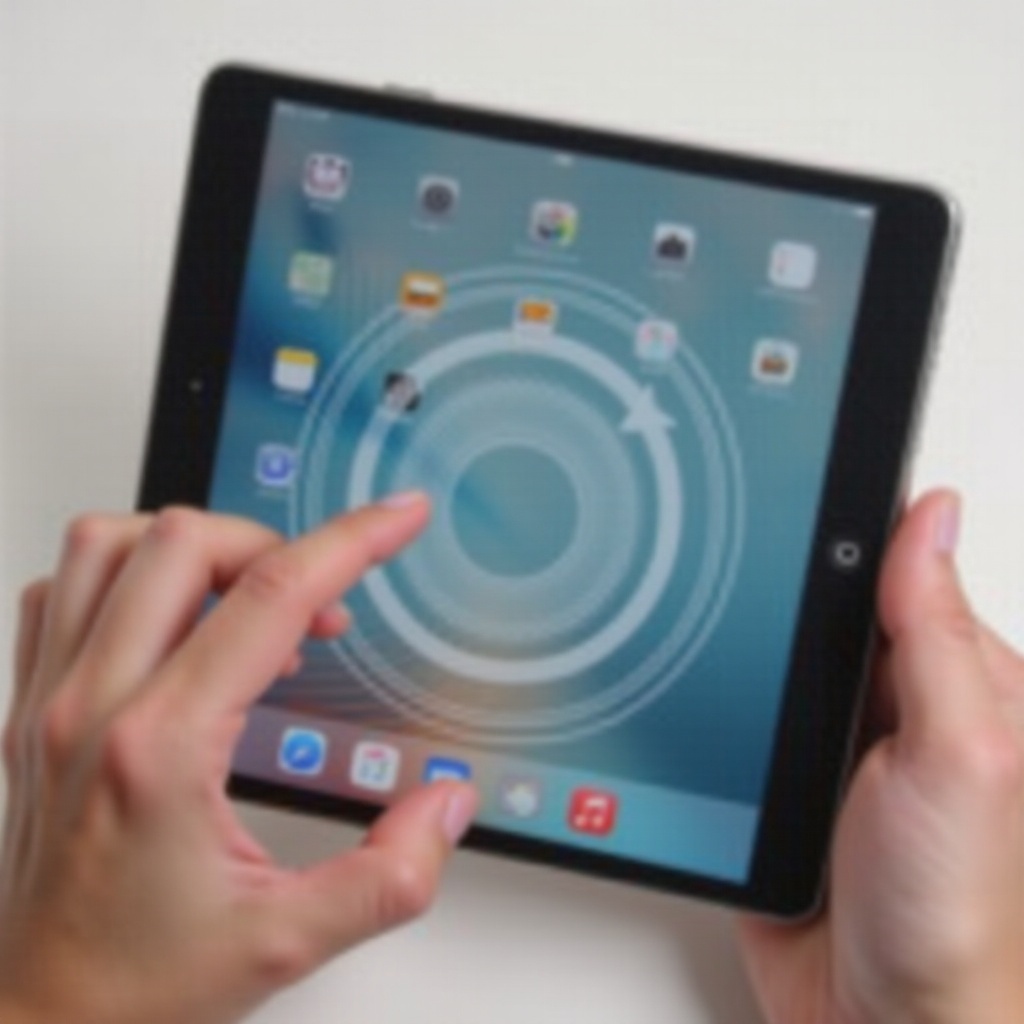 come faccio a far ruotare lo schermo dell'iPad