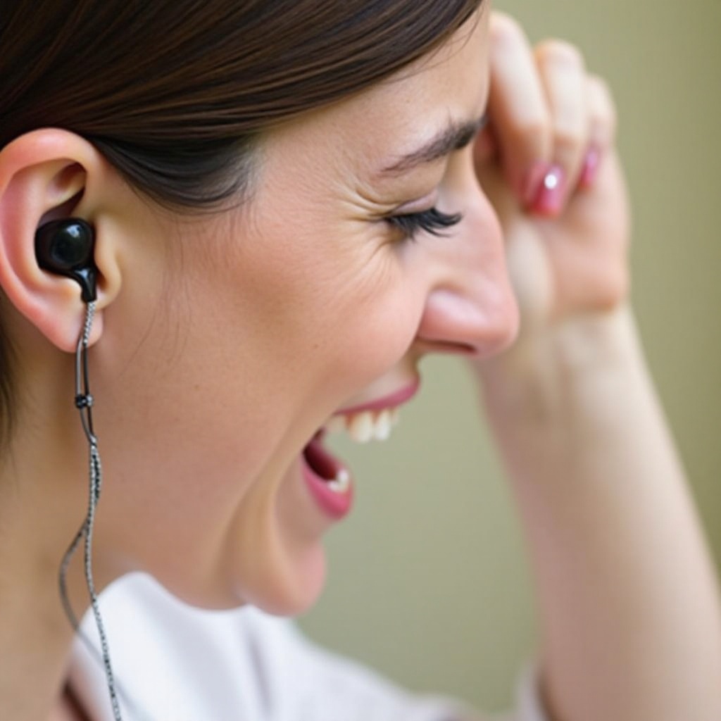 no puedo hacer que los auriculares se queden en el oído