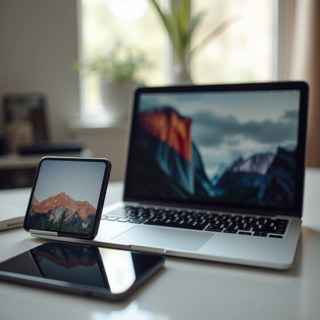 как отобразить iPhone на MacBook без iCloud