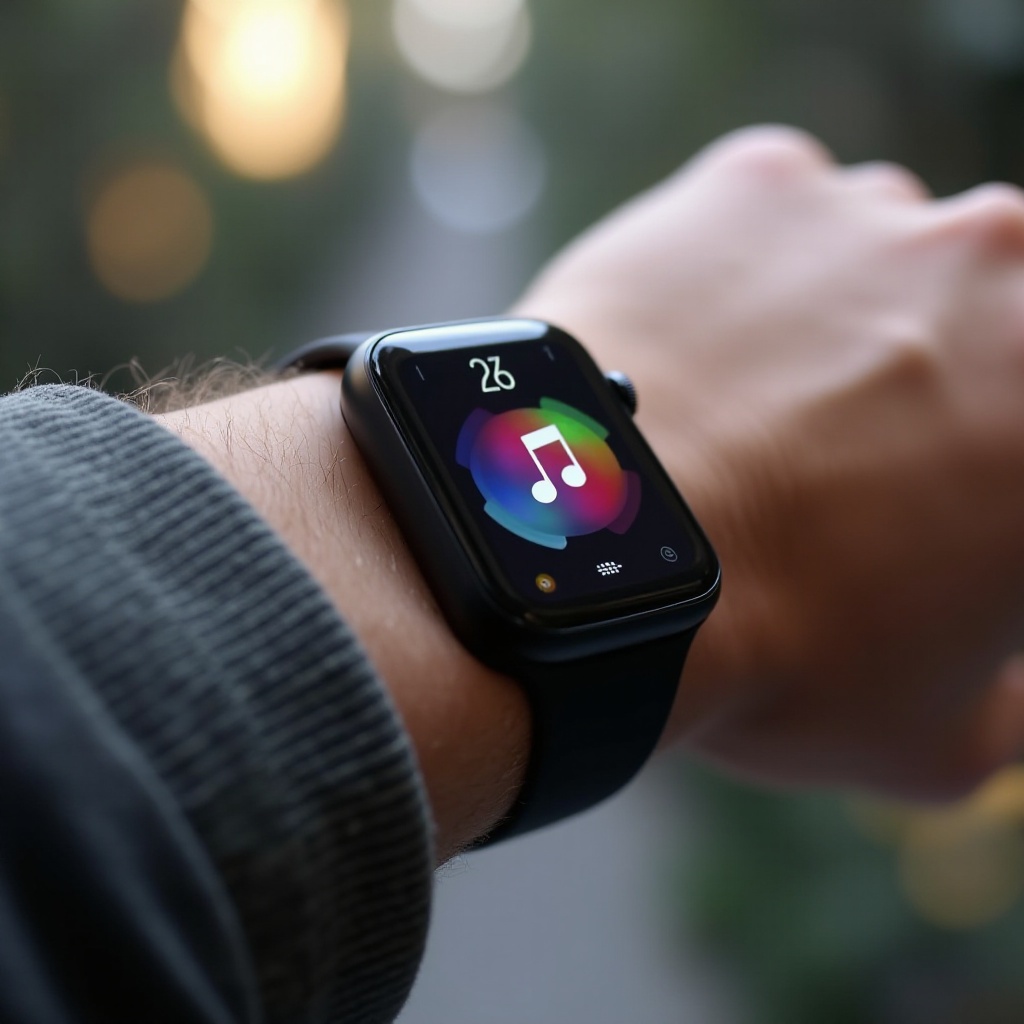 how to play music on a smart watch